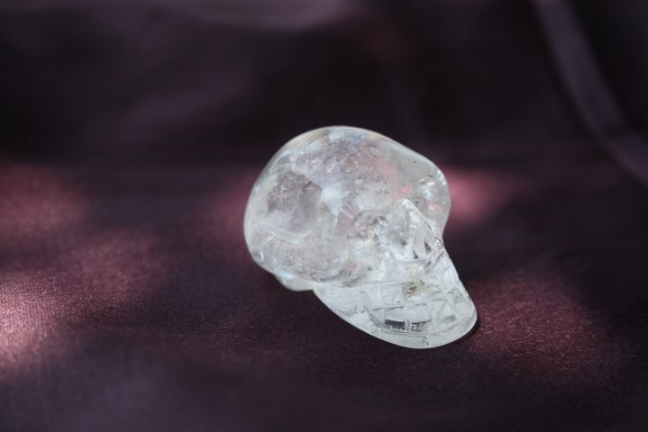Quartz Skull clearing, cleansing, healing, memory enhancement, amplification of one's intention 4352